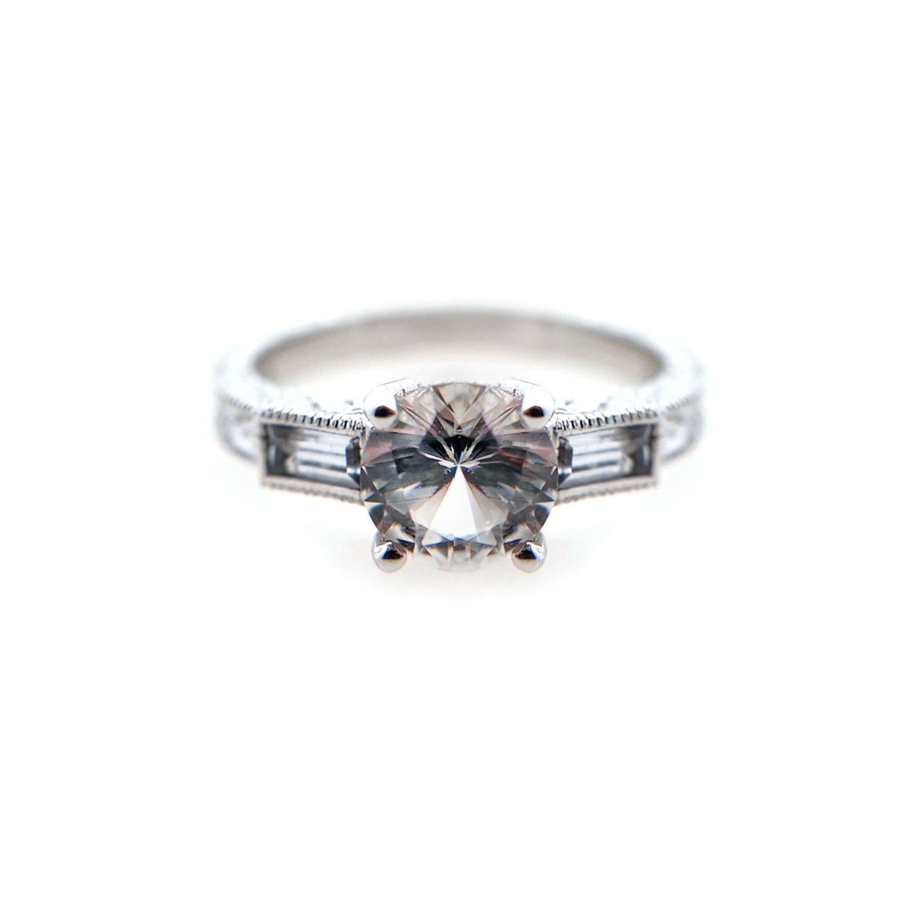 White Sapphire Ring