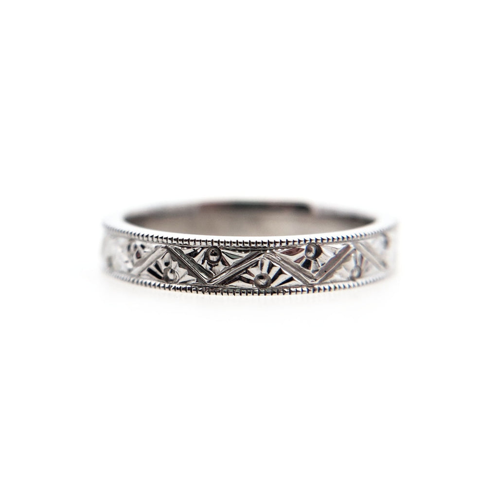 Sunrise Engraved Band