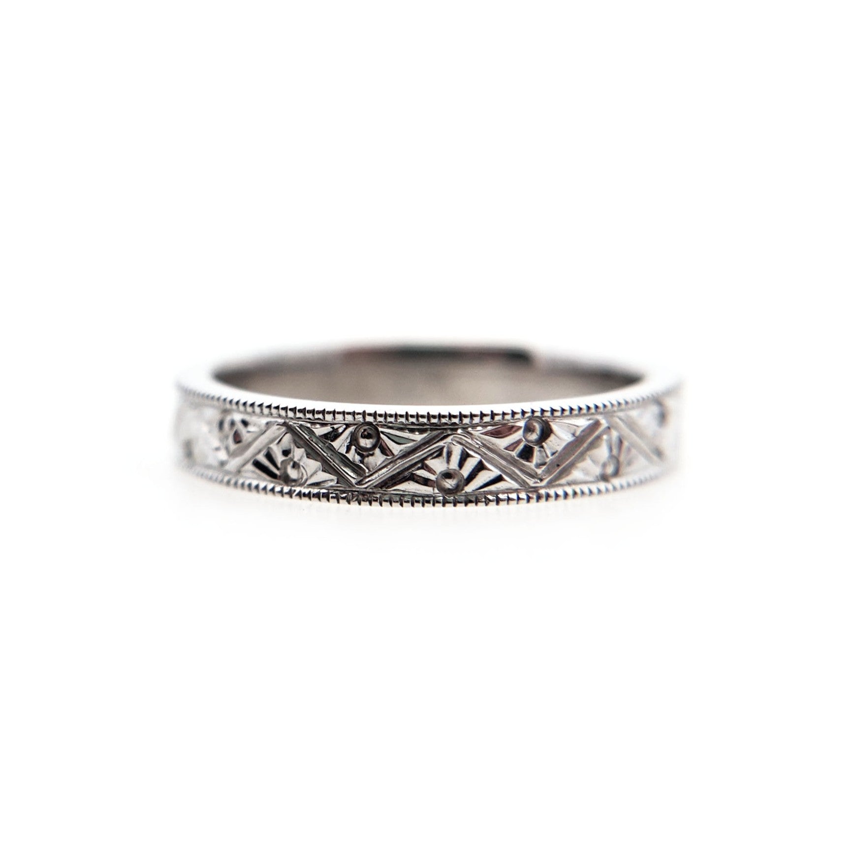 Sunrise Engraved Band