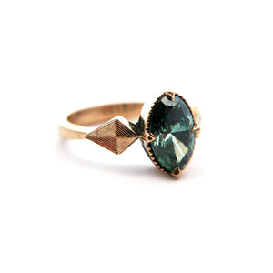 Green Oval Lab Diamond