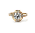 Hexagon Engraved Ring