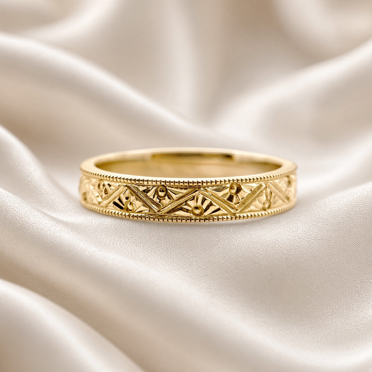 Sunrise Engraved Band