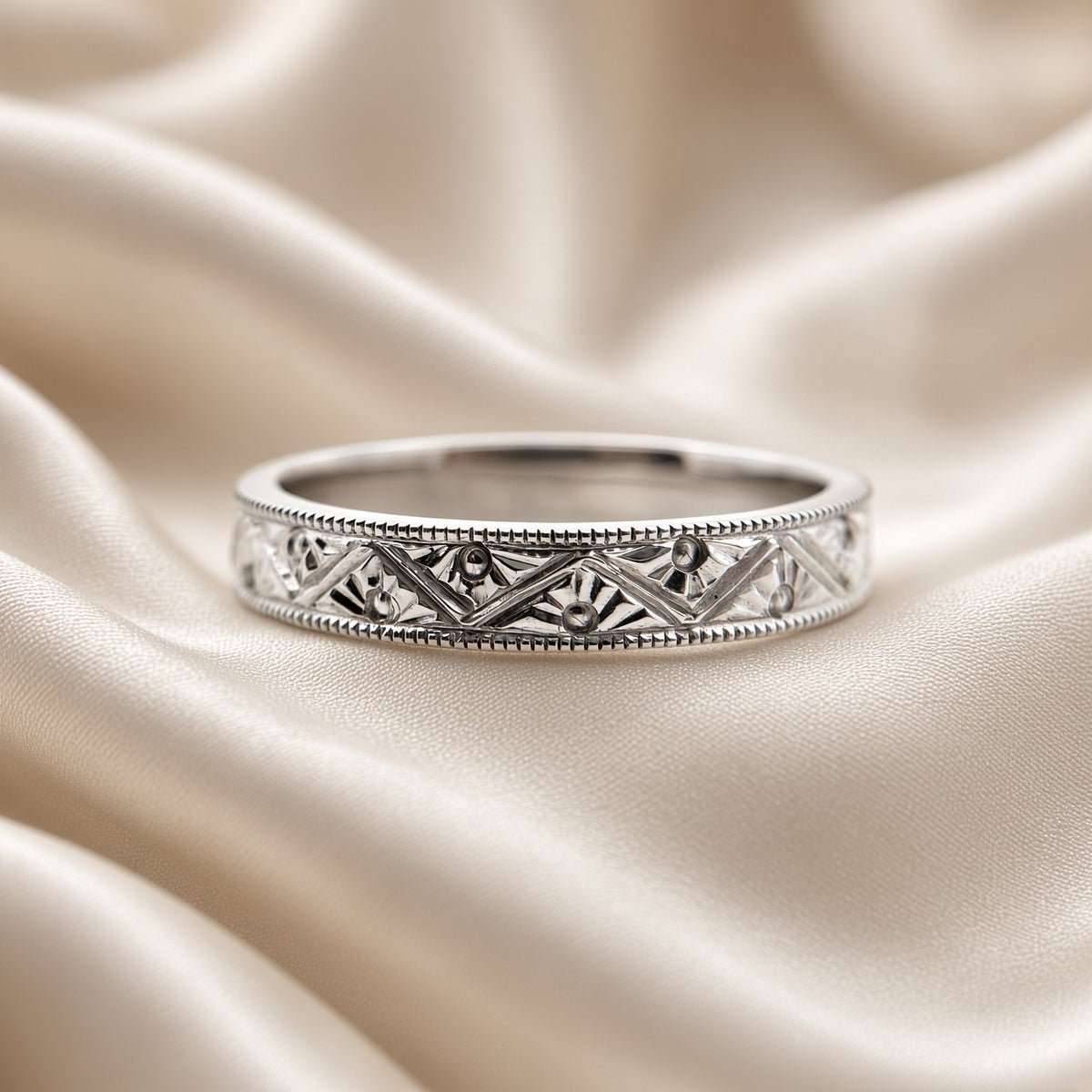 Sunrise Engraved Band