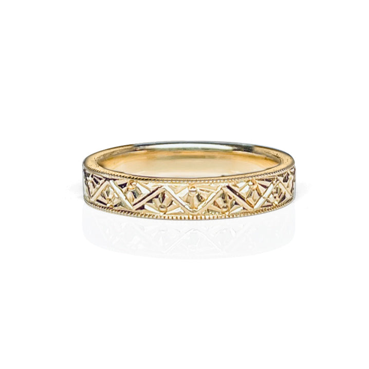 Sunrise Engraved Band
